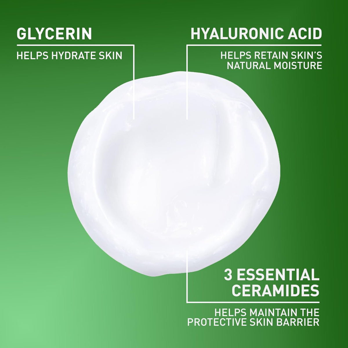 CeraVe Hydrating Cleanser with Hyaluronic Acid. Face Wash for Dry Skin.16oz | Skin Care For Men and Women. Daily Cleanser & Makeup Remover with Glycerin & Ceramides. National Eczema Association Certified